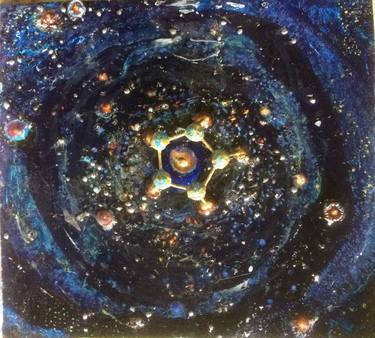 Print of Abstract Outer Space Paintings by Manuel Tasevski
