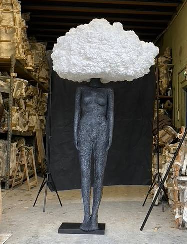 Saatchi Art Artist Laurence Perratzi; Sculpture, “Head in the Clouds XL” #art