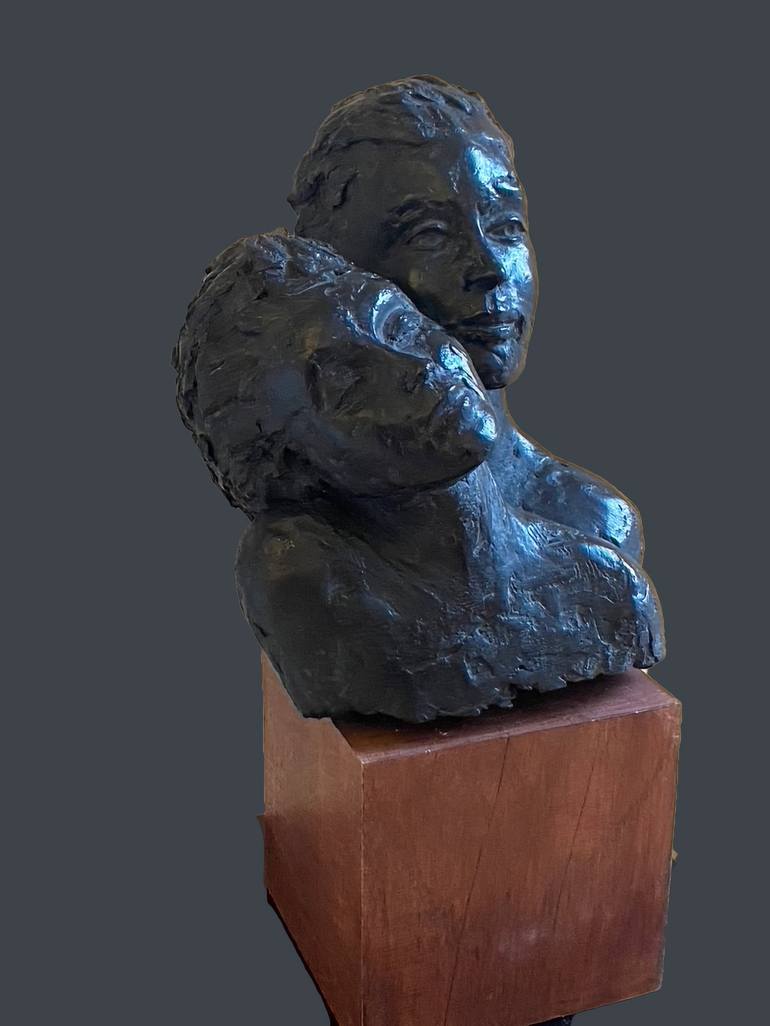 Original Expressionism Love Sculpture by Laurence Perratzi