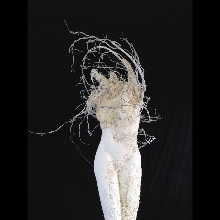 Original Abstract Expressionism Nature Sculpture by Laurence Perratzi