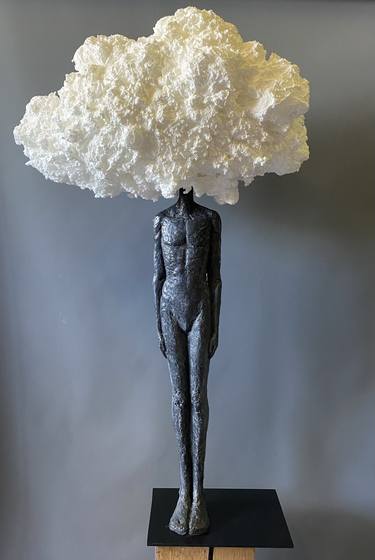 Original Figurative People Sculpture by Laurence Perratzi