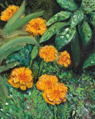 Original Impressionism Botanic Paintings by Andy Mason