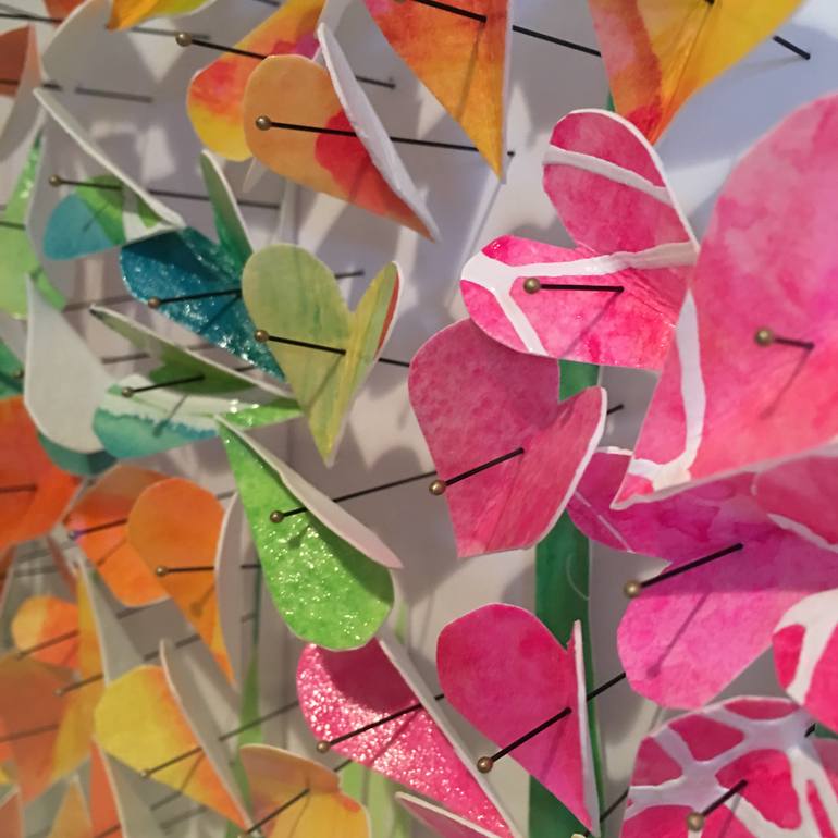 Original Abstract Love Collage by Polly Gentry