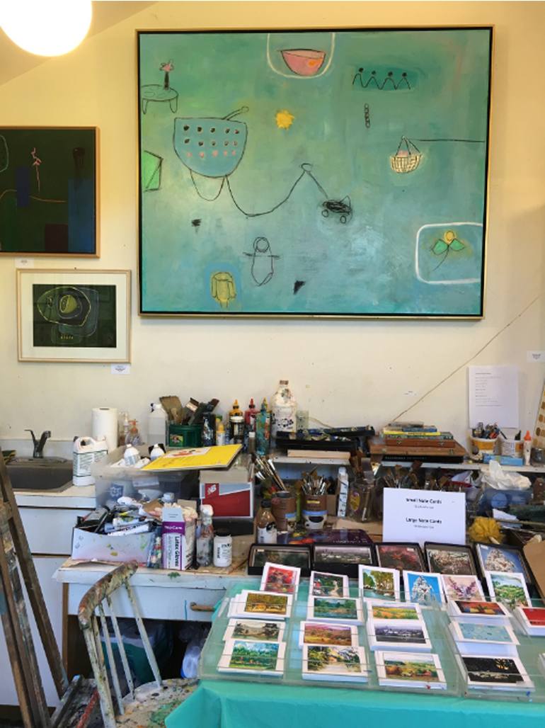 Original Abstract Painting by Ethel Vrana