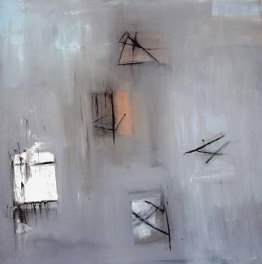 Original Abstract Expressionism Abstract Paintings by Ethel Vrana