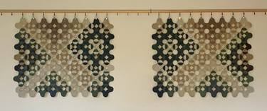 Original Contemporary Geometric Mixed Media by David Barnes
