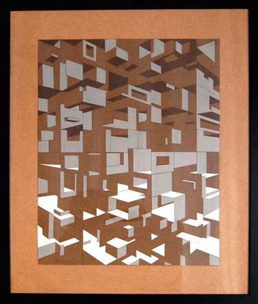 Original Abstract Architecture Collage by david barnes