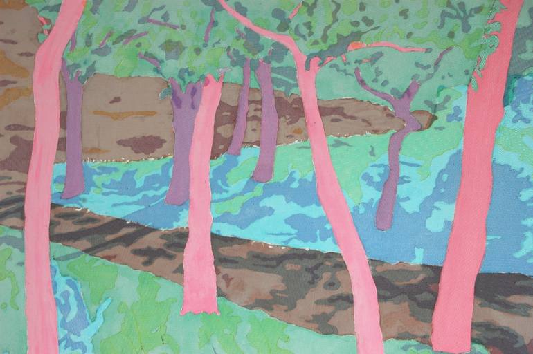 Original Impressionism Nature Collage by David Barnes