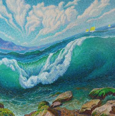 Original Contemporary Water Paintings by Olexandr Yatsenko