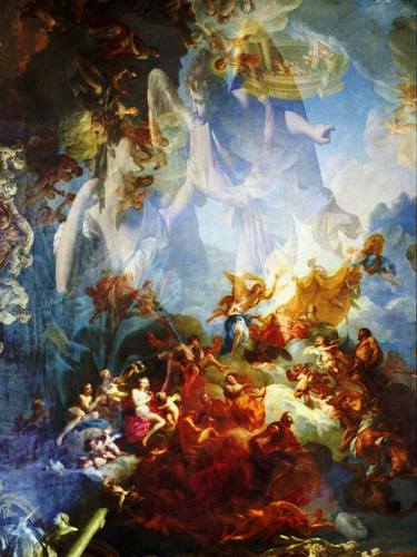 Original Pop Art Classical Mythology Mixed Media by Richard Zarzi
