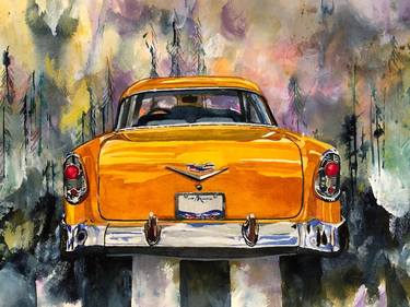 Original Automobile Paintings by Barbara Stewart