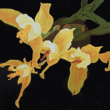 Original Realism Floral Paintings by Luis Mijangos Castellanos