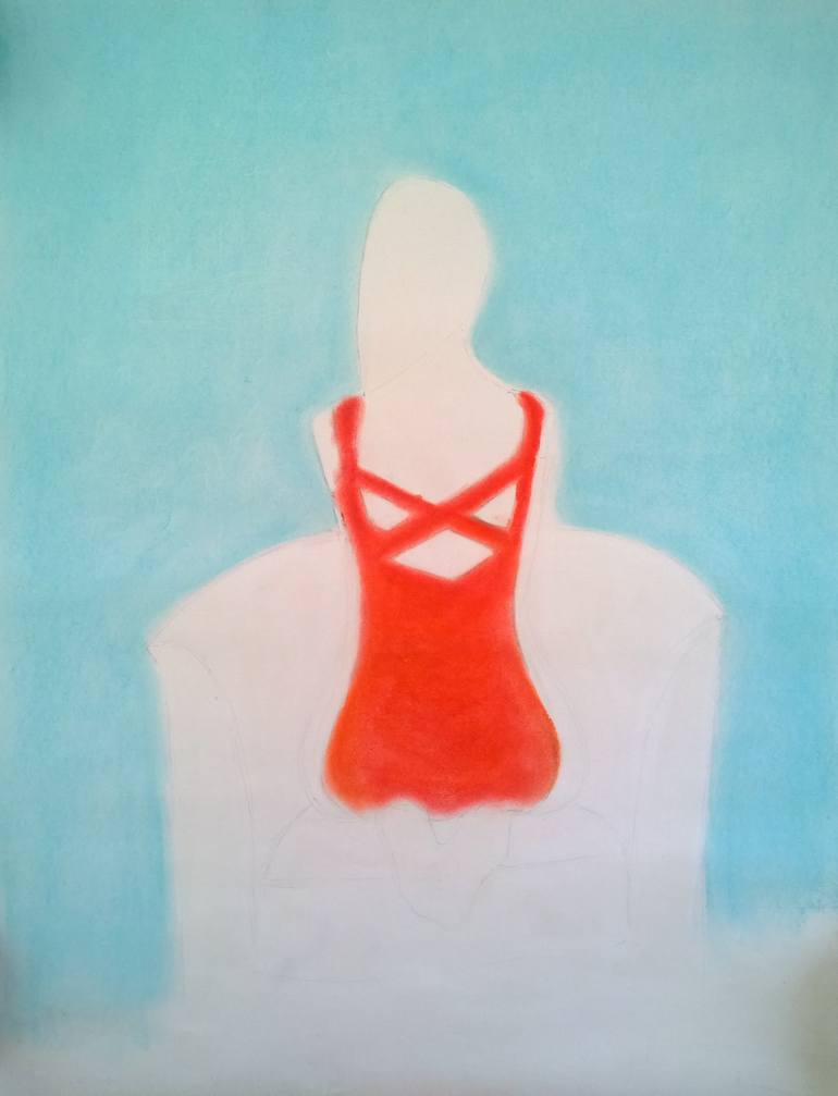 Original Figurative Women Drawing by Francisco Atig