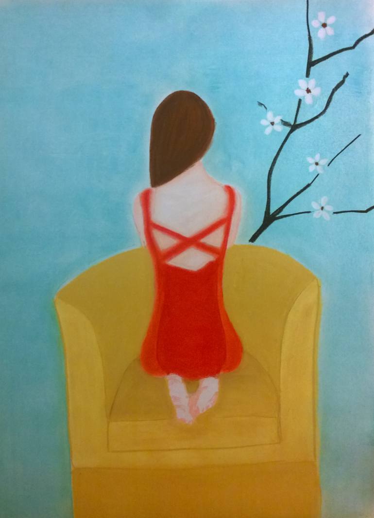 Original Figurative Women Drawing by Francisco Atig
