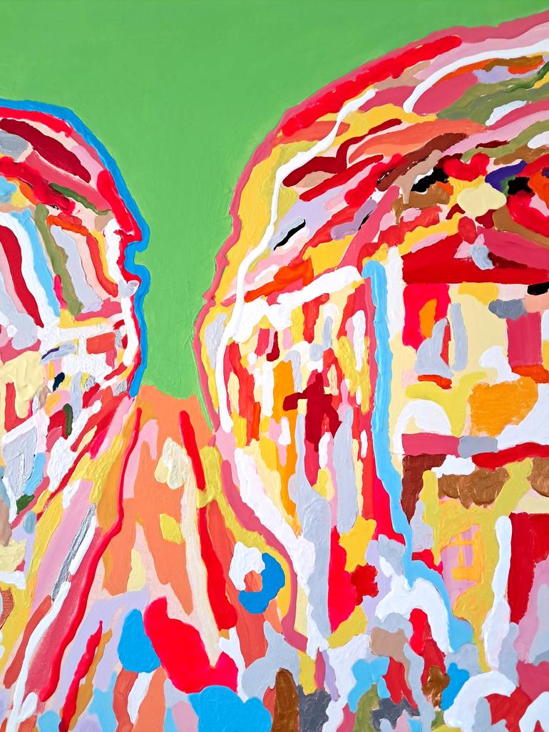 Original Art Deco Cities Painting by Tadeush Zhakhovskyy