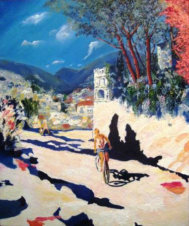 Print of Art Deco Landscape Paintings by Tadeush Zhakhovskyy