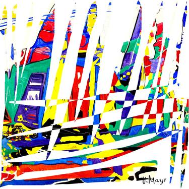 Original Abstract Yacht Digital by Volker Mayr