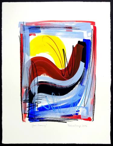 Original Abstract Expressionism Abstract Paintings by Volker Mayr