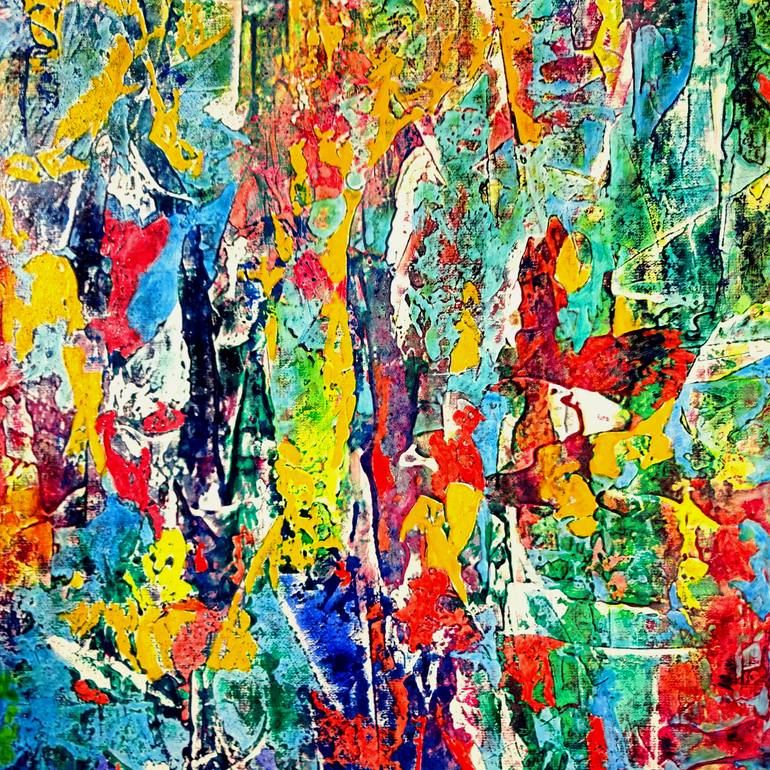 Original Abstract Expressionism Abstract Painting by Volker Mayr