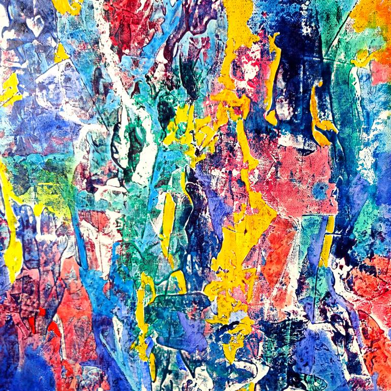 Original Abstract Expressionism Abstract Painting by Volker Mayr