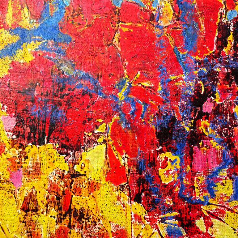 Original Abstract Expressionism Abstract Painting by Volker Mayr