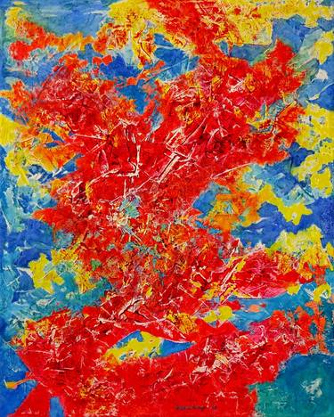 Original Abstract Expressionism Abstract Paintings by Volker Mayr