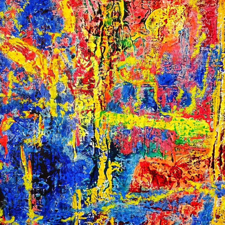 Original Modern Abstract Painting by Volker Mayr