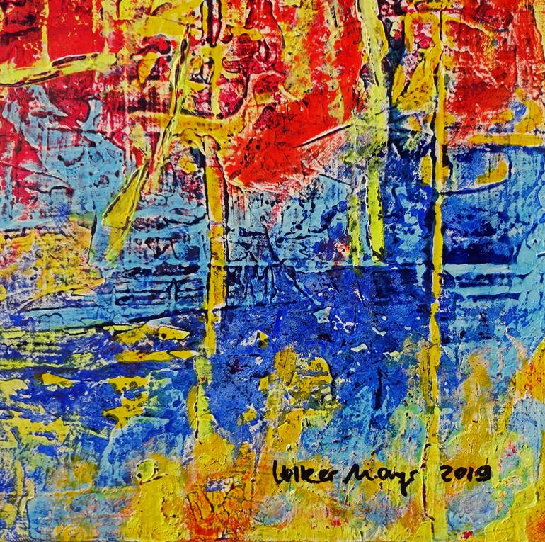 Original Abstract Painting by Volker Mayr