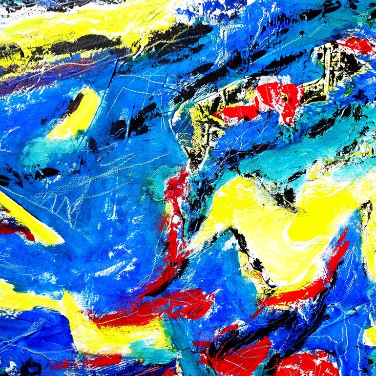 Original Abstract Expressionism Abstract Painting by Volker Mayr