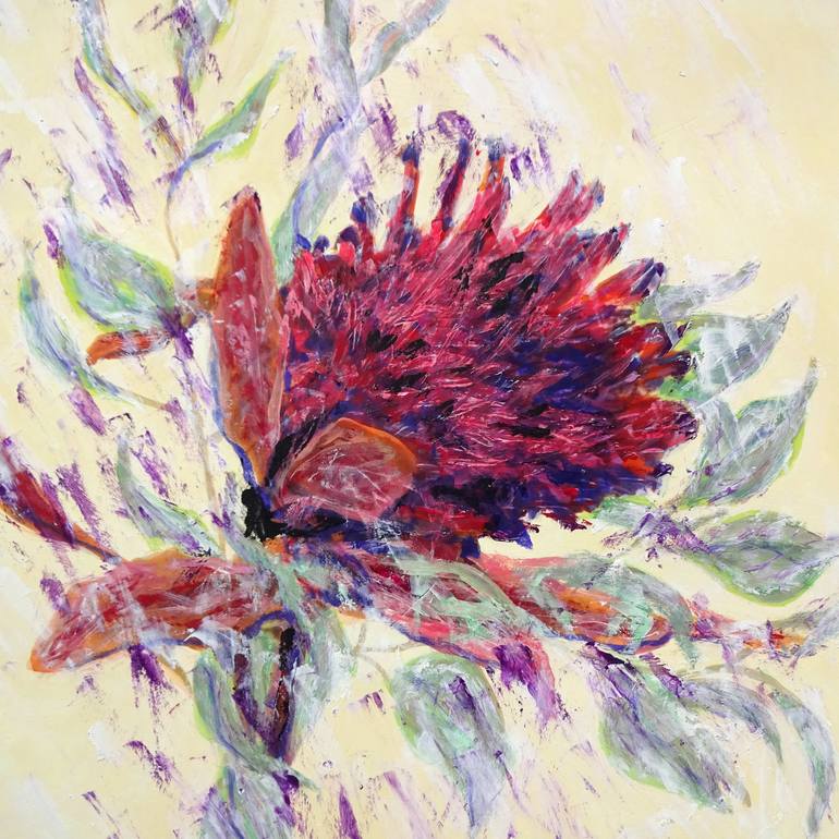 Original Figurative Botanic Painting by Volker Mayr