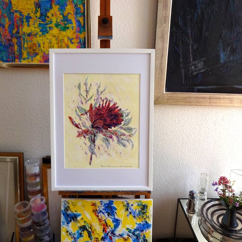 Original Figurative Botanic Painting by Volker Mayr