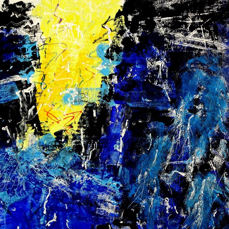 Original Abstract Painting by Volker Mayr