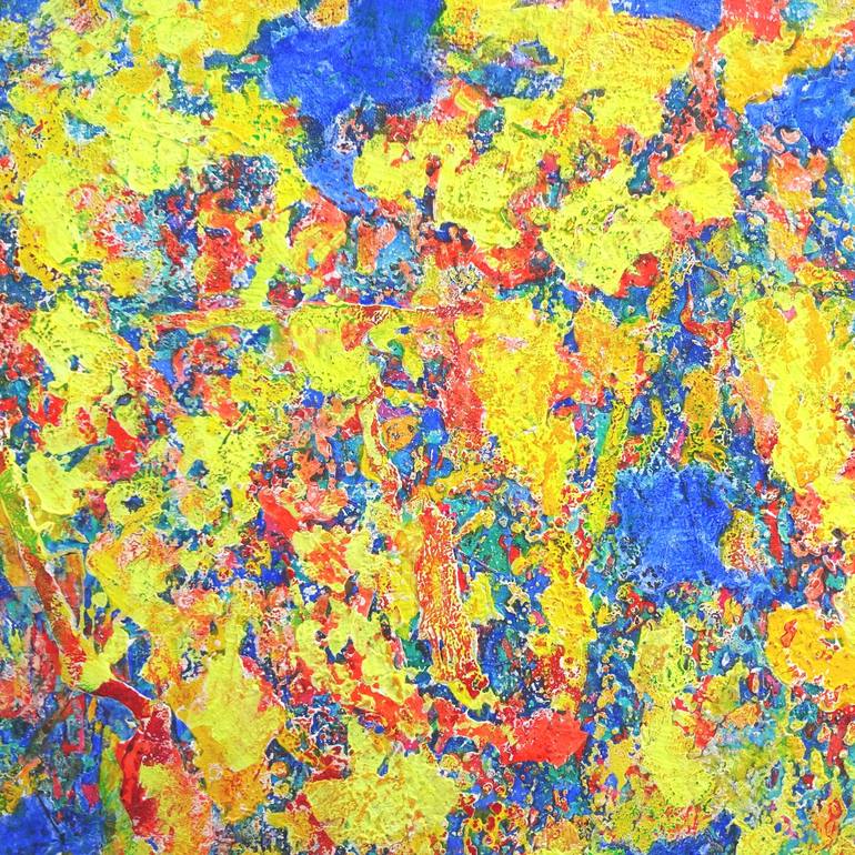 Original Abstract Expressionism Abstract Painting by Volker Mayr