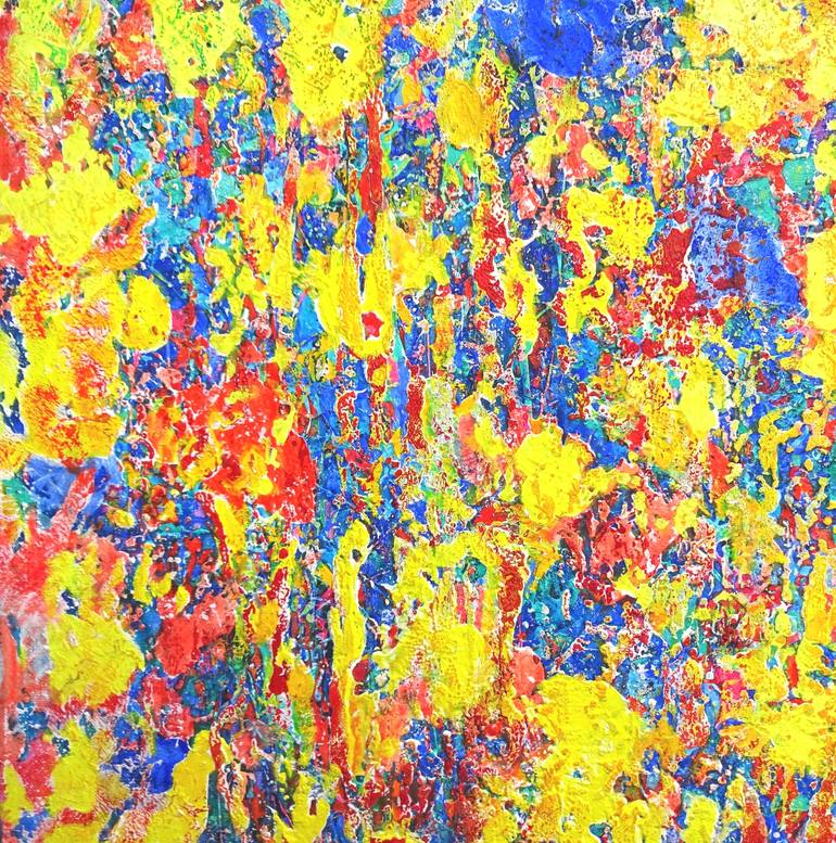 Original Abstract Expressionism Abstract Painting by Volker Mayr