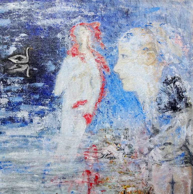 Original Figurative Women Painting by Volker Mayr