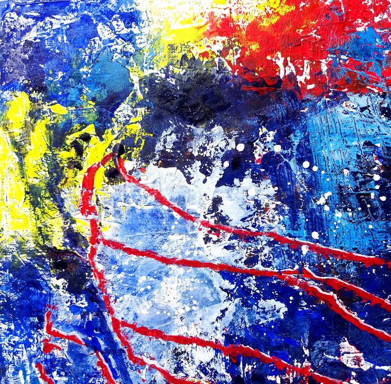 Original Abstract Painting by Volker Mayr