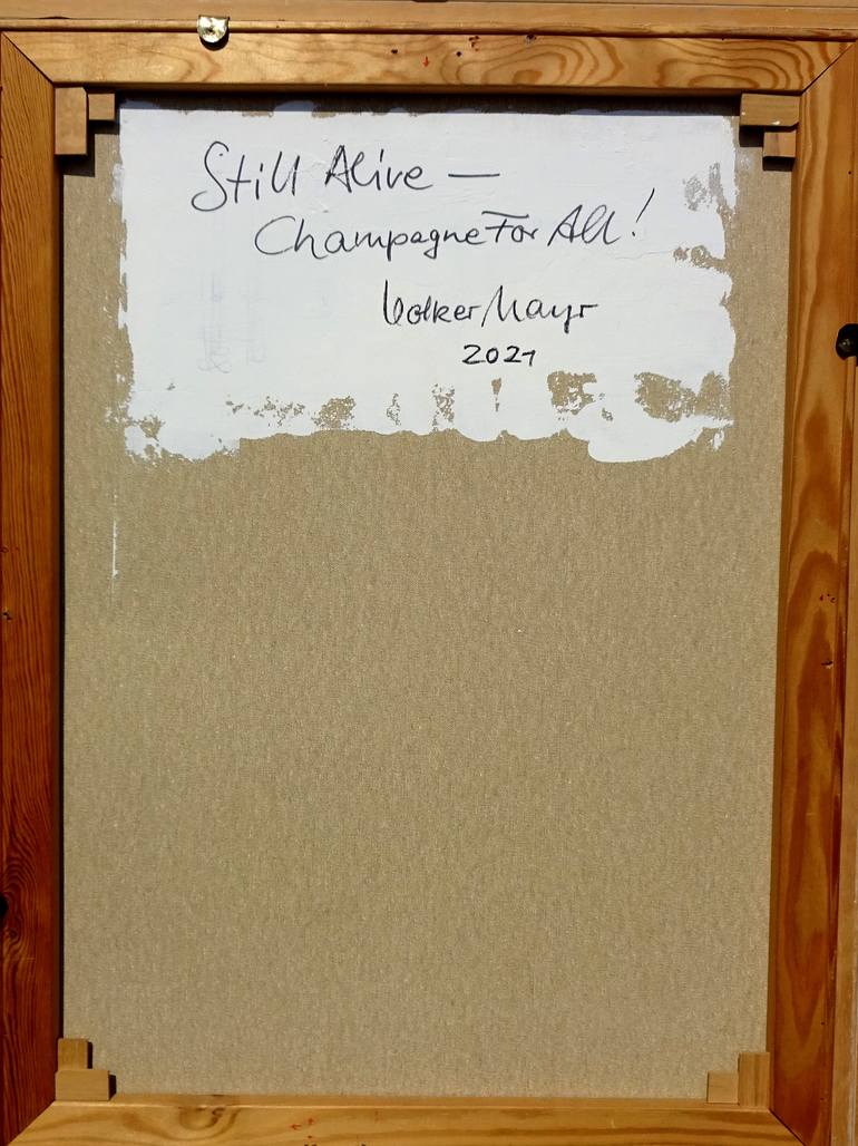 Original Abstract Expressionism Abstract Painting by Volker Mayr