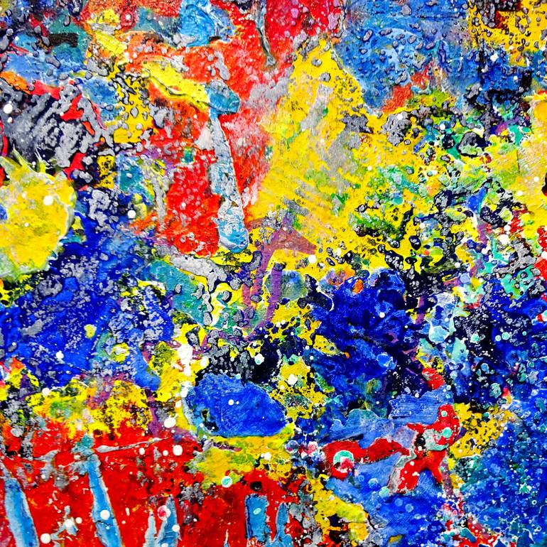 Original Abstract Expressionism Abstract Painting by Volker Mayr