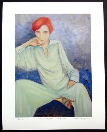 Original Figurative Women Printmaking by Volker Mayr