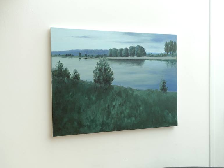 Am Rhein Painting by Leni Winkelmann | Saatchi Art