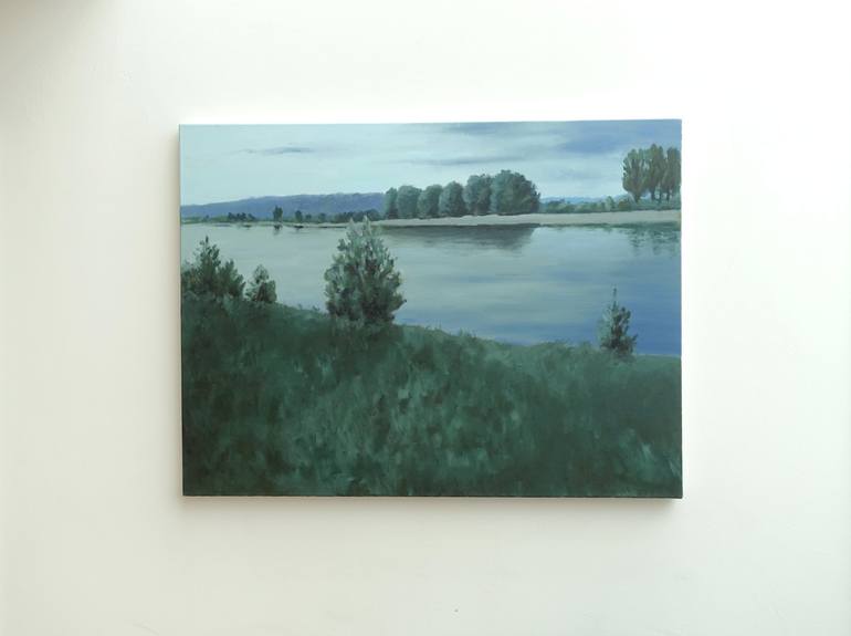 Original Impressionism Landscape Painting by Leni Winkelmann