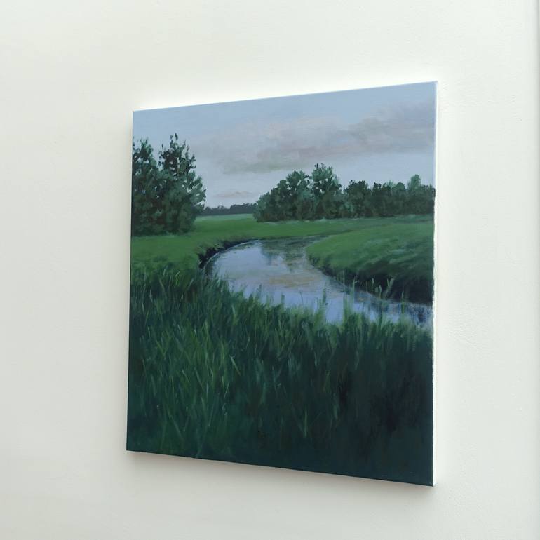 Original Modernism Landscape Painting by Leni Winkelmann