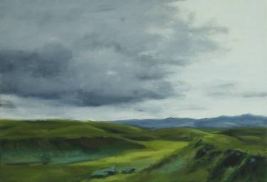 Original Impressionism Landscape Painting by Leni Winkelmann