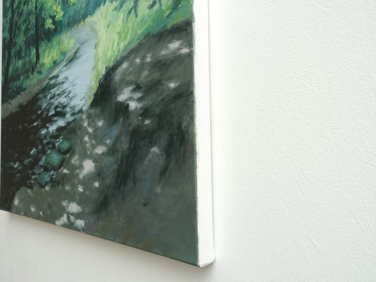 Original Impressionism Landscape Painting by Leni Winkelmann