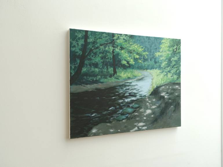 Original Impressionism Landscape Painting by Leni Winkelmann