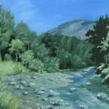 Flusslandschaft 11 by Leni Winkelmann
