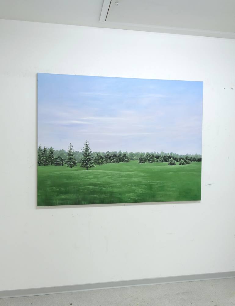 Original Impressionism Landscape Painting by Leni Winkelmann