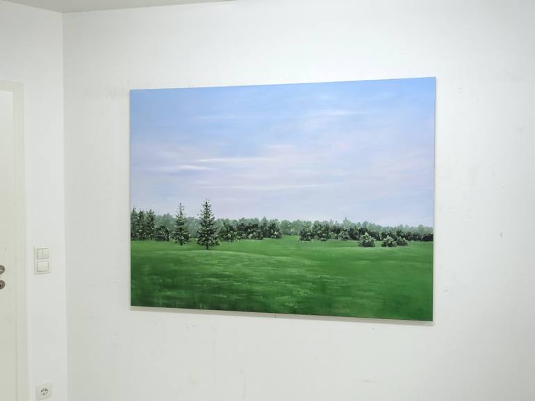 Original Impressionism Landscape Painting by Leni Winkelmann