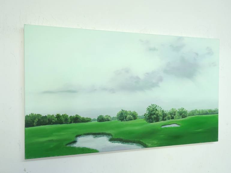 Original Impressionism Landscape Painting by Leni Winkelmann