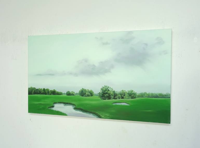 Original Impressionism Landscape Painting by Leni Winkelmann